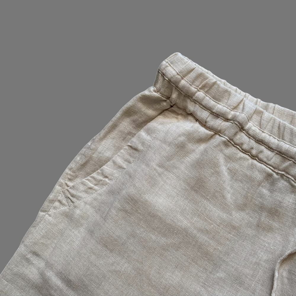 Charter Club Linen Luxury Womens Pant Size M Tan/Natural GUC - Picture 4 of 8